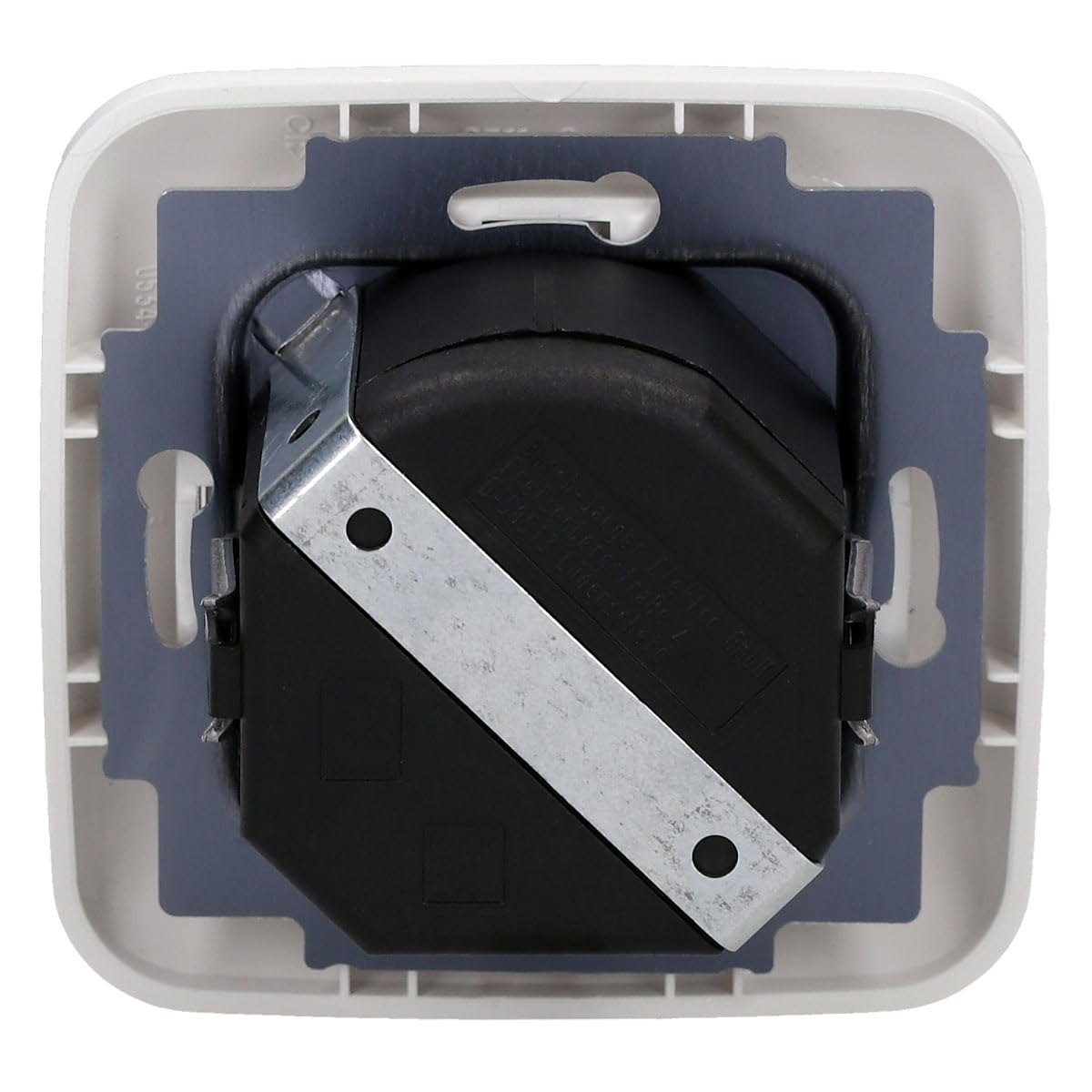 Busch Jäger Komplett-Set, LED-Dimmer m.Drehbetätigung, 1-Fach Rahmen, Drehdimmer Abdeckung, Reflex SI Alpinweiß