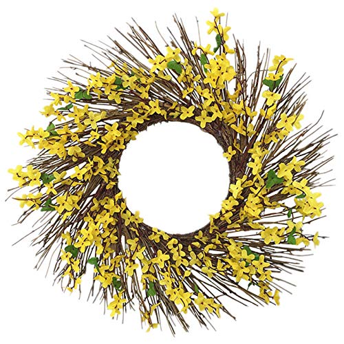 Couronne artificielle pour porte d'entrée accueillante lors d'un festival de mariage