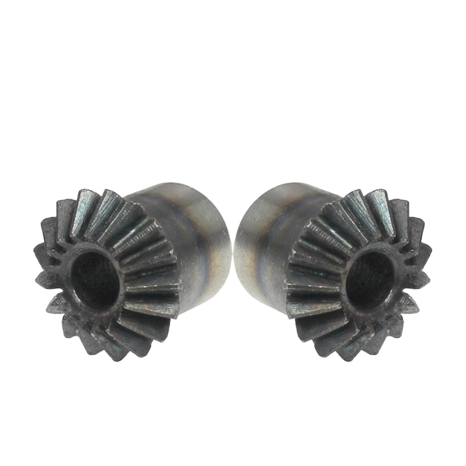 Bevel Gear Pinion Hardware Mechanical 1 Piece Bevel Gear 1M15T 90 Degrees Meshing Angle Process Hole Carbon Steel Transmission Ratio 1:1 Parts