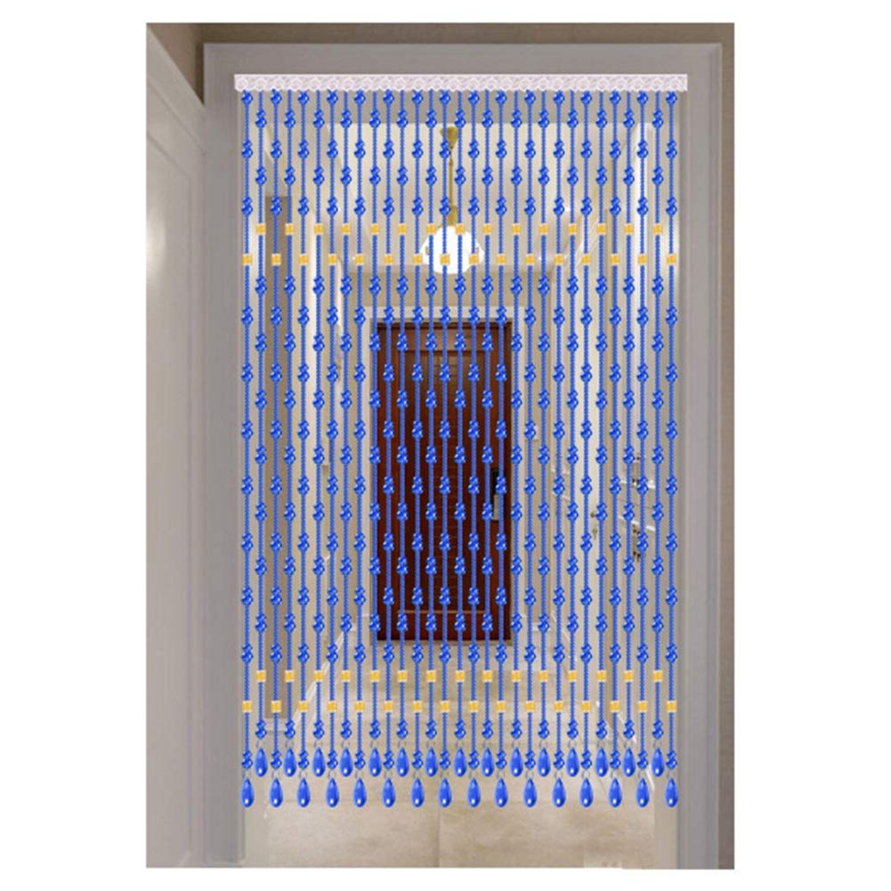 Rideau de perles en cristal séparateur de pièce personnalisable pour salon et balcon