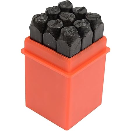 Schlagzahlen Set FORMAT 4mm - 9-teiliger Stempel-Satz In Dose