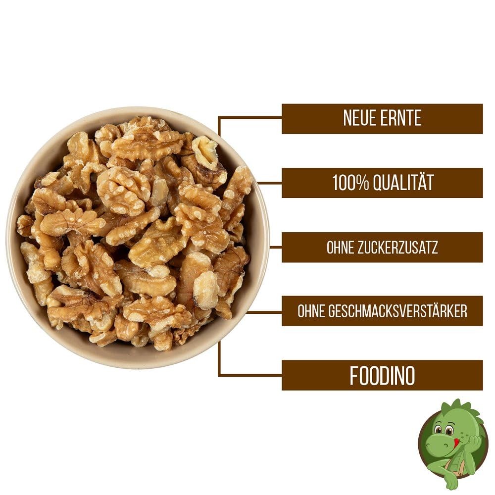 FOODINO 5kg Walnuss Bruch naturbelassen ohne Schale große Stücke