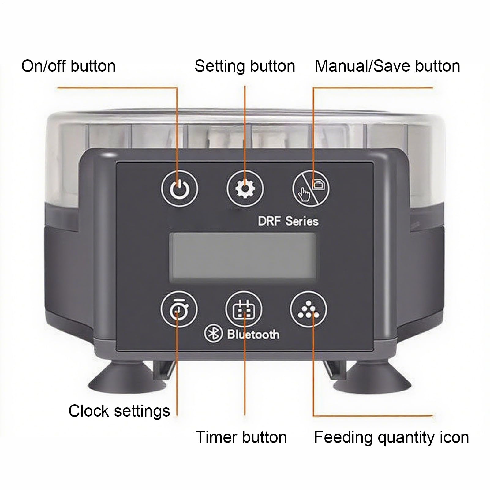 Nourrisseur Automatique pour Poissons Distributeur Automatique d'Aquarium | Grand Capacité pour Bac à Poissons pour Tortues Betta Tétards