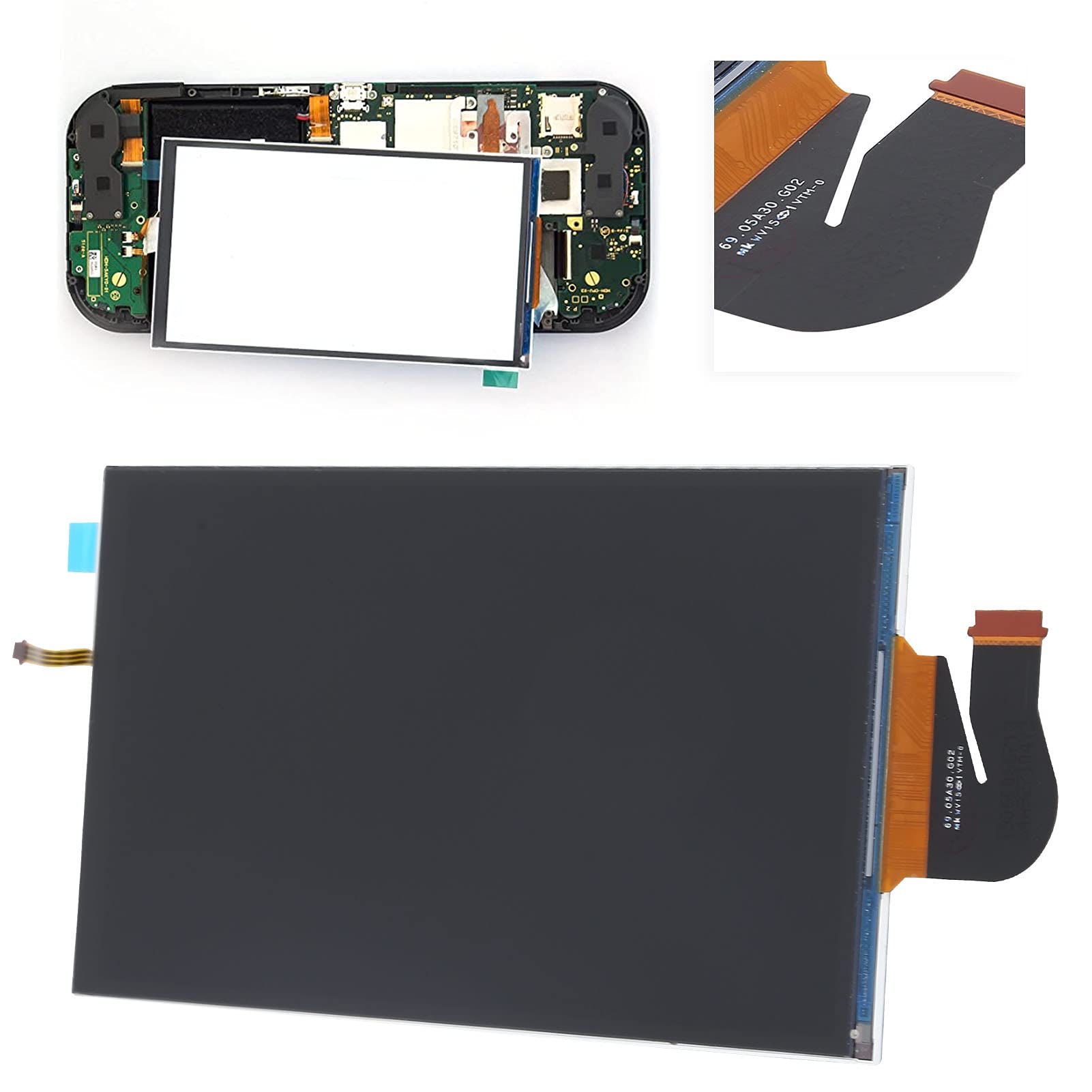 Pantalla LCD Switch Lite - Piezas De Reparación De Vidrio Compatibles con La Lente Exterior Y El Conjunto De Pantalla De La Pantalla Táctil De Nintendo Switch Lite