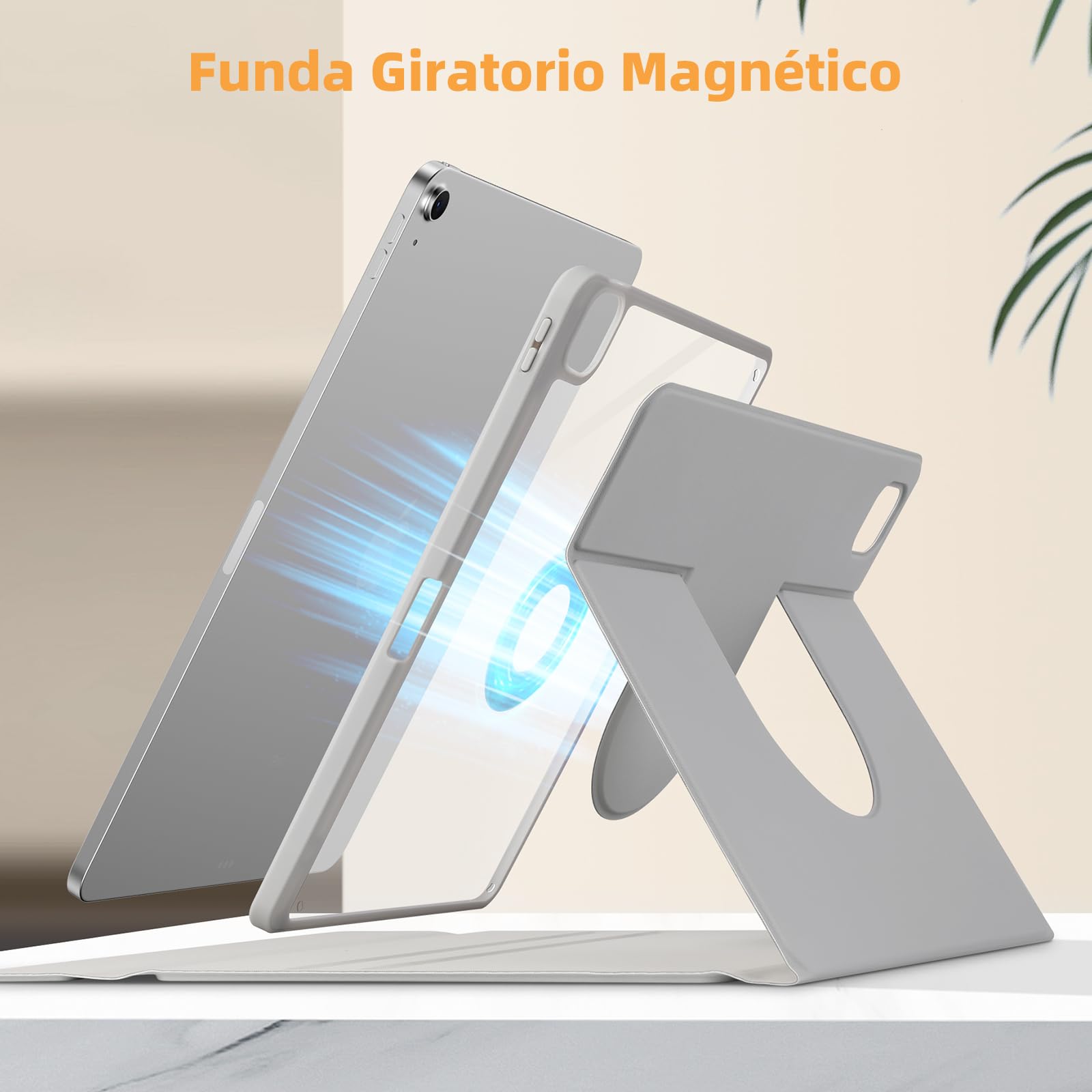 Bettdow para iPad Air 13 Pulgadas M4 2026/M3 2025/M2 2024 Funda con Teclado