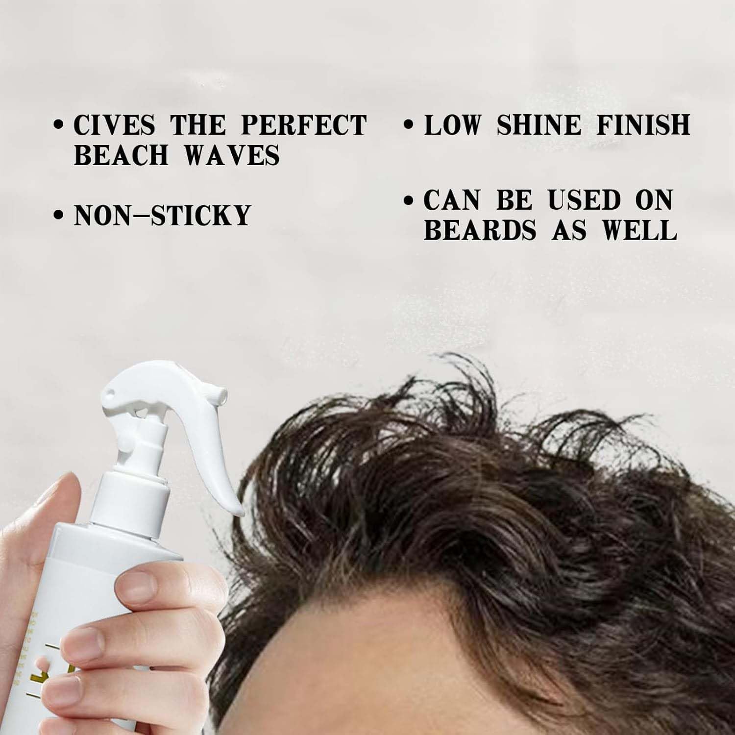 Mylz Spray al sale marino da uomo, spray al sale marino al mango e confezione di texture argilla, argilla testurizzata Mylz, dì addio ai capelli cattivi, spray al sale marino e set di texture