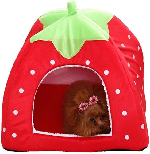 Mipcase Cama para mascotas, cama plegable para mascotas, casa para perros aislada, casa para perros al aire libre, casa para perros, casa para