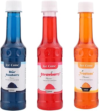 VED FLAVOURED CONCENTATE SYURP 250ML 250ml, Blue Raspberry, Strawberry + Tropical