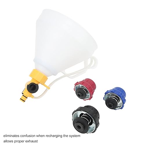 Miniatura 2 de Kit de embudo de radiador a prueba de derrames, kit de embudo de refrigerante sin derrames, kit de llenado del sistema de refrigeración del motor
