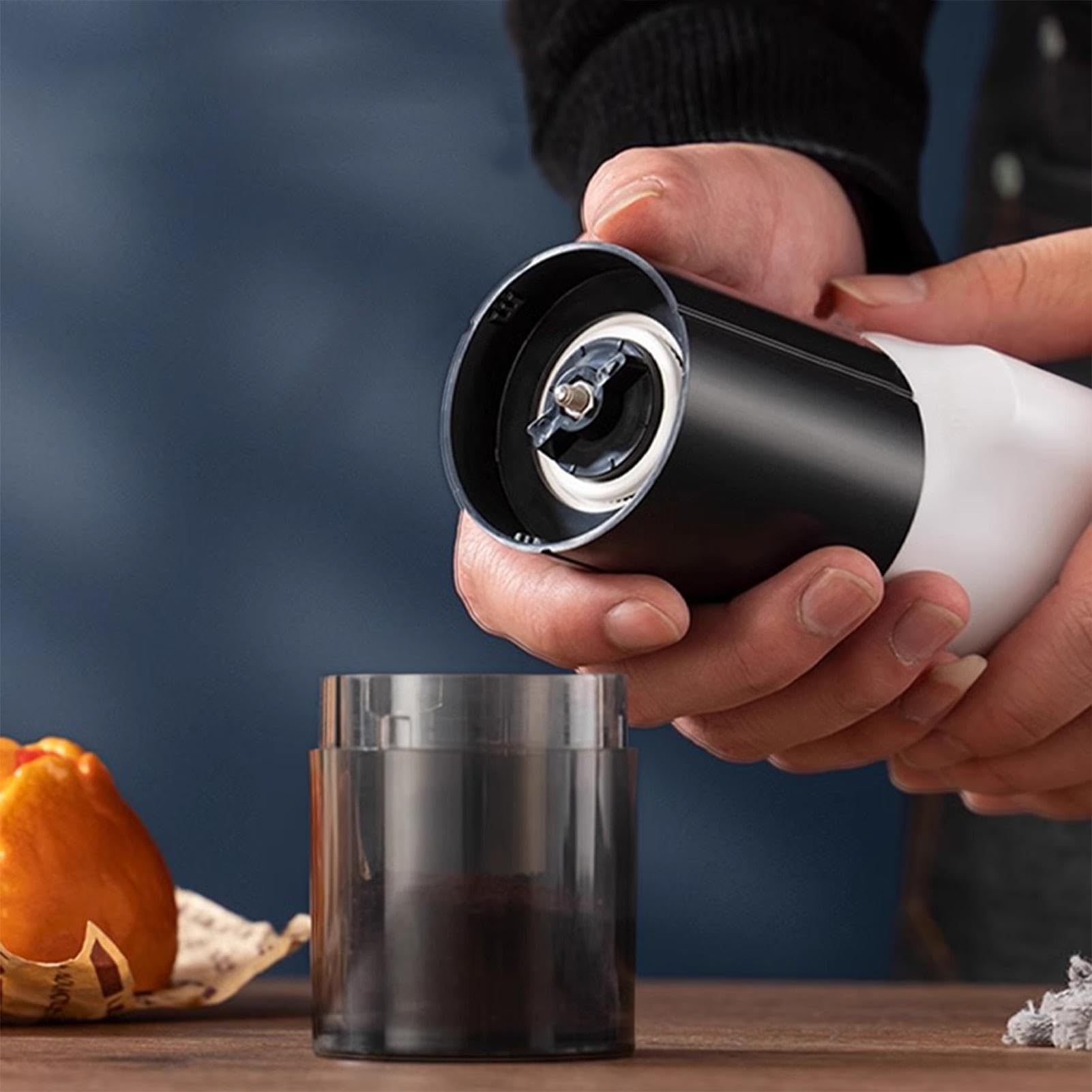 Molinillo de café con rebabas, molinillo de especias eléctrico, molinillo de café inalámbrico, molinillo de granos de café, molinillo eléctrico, molinillo de café para el hogar, molinillo de granos de
