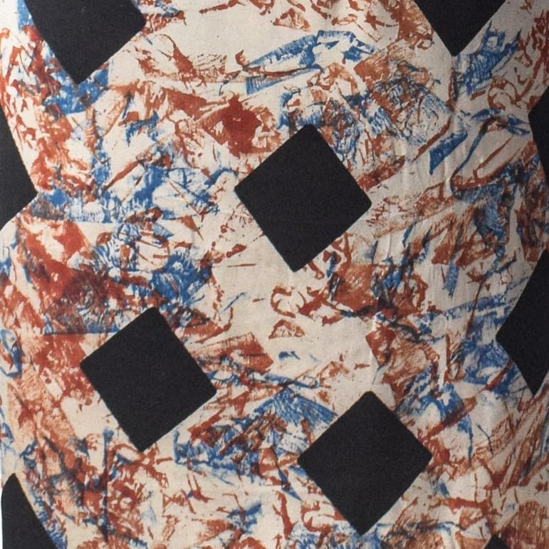 Image of Ethnics of Kutch Womens's Ajrakh Modal Silk Natural Dye Hand Block Print Unstitched Kurta Fabric