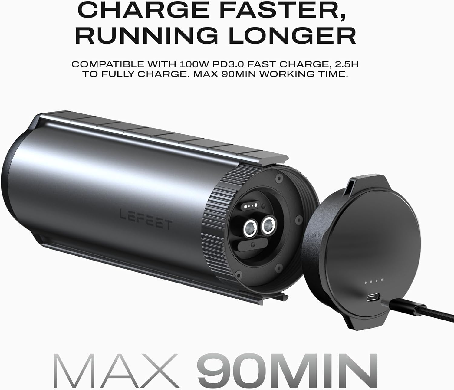 LEFEET P1 Underwater Scooter [Professional Grade]: Max 2m/s Super Power Mini, Built-in Camera Mount, Modular Design Expands,60M Waterproof Sea Scooter for Diving,Snorkeling,Swimming