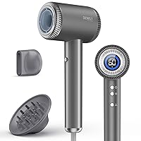 Asciugacapelli agli ioni con diffusore magnetico,DEWILY con motore brushless da 110,000 giri/min
