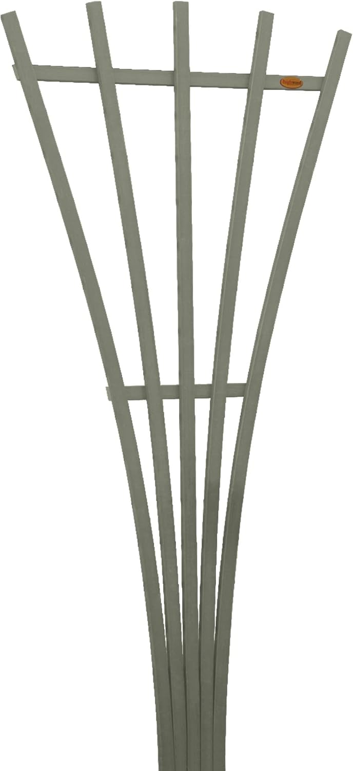 highwood Hartford Fan Trellis, 6 Foot, White