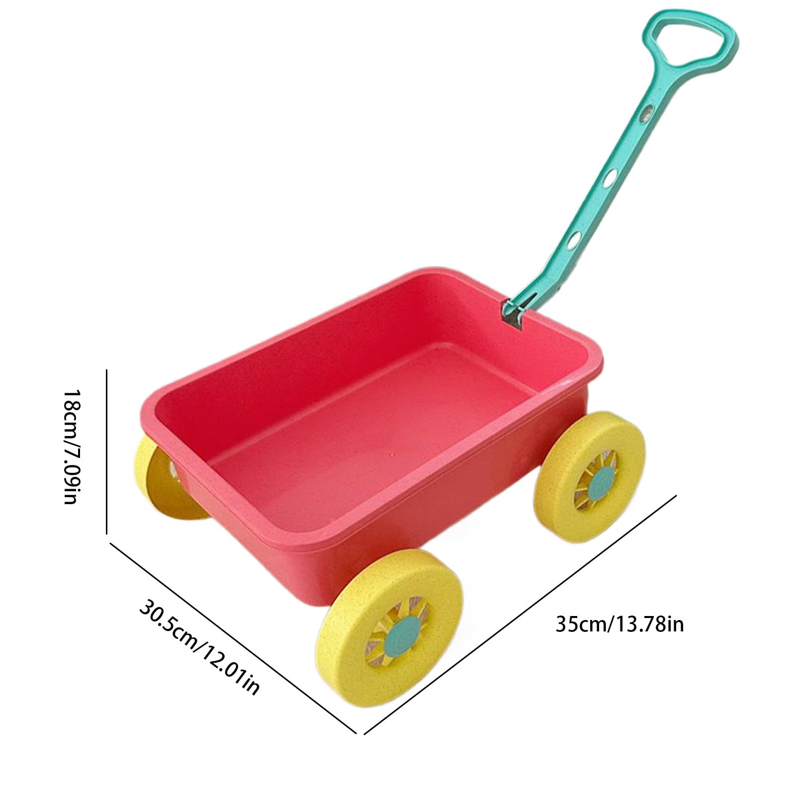 Beach Toys, Sand Castle Building Kit | Kleine pädagogische Eimer und Pellets mit Trolley | Interaktives Outdoor-Spielset für den am Meer außerhalb des Campingplatzes