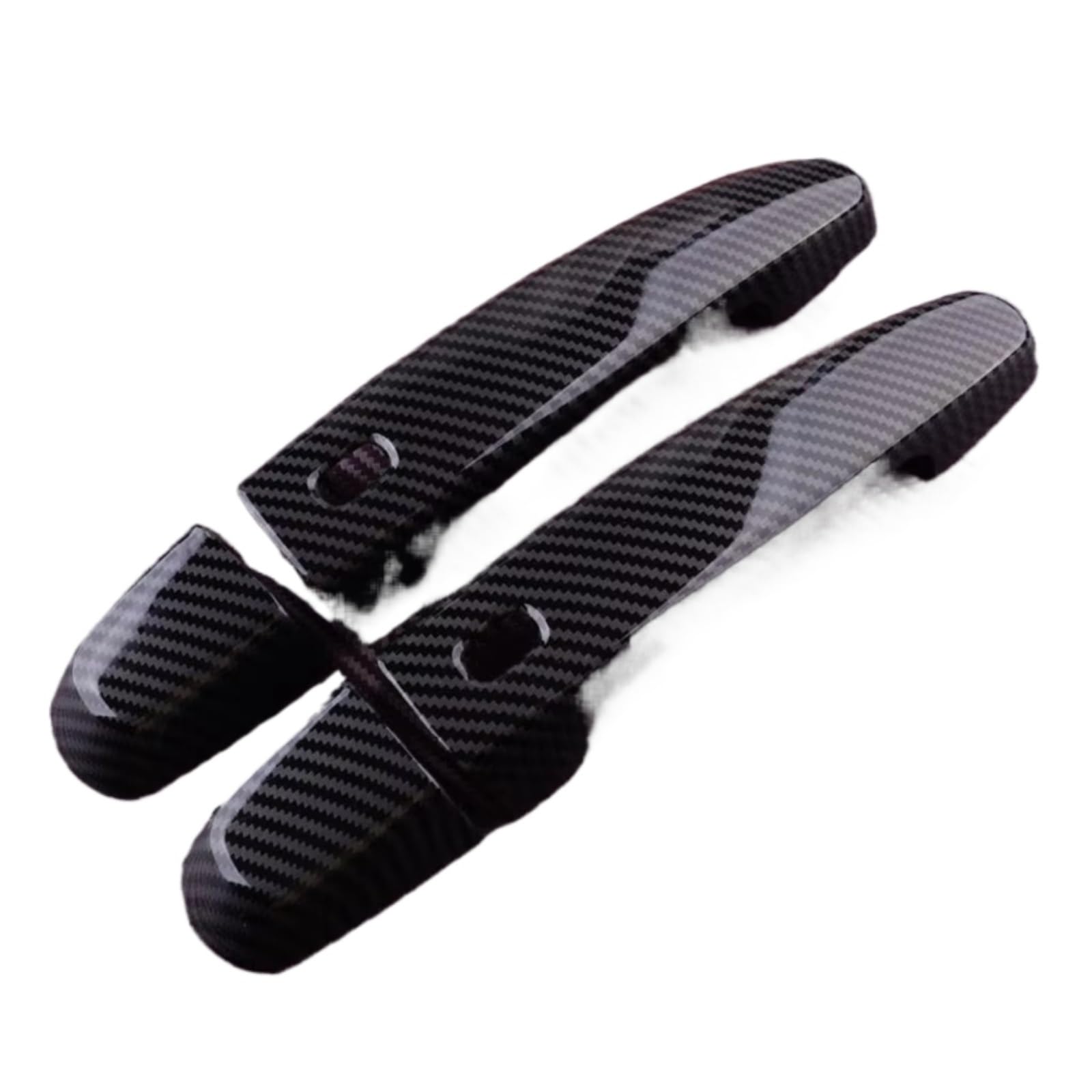 Woliiexz One Color Exterior Door Handle Cap Compatible With Camaro 2016 2017 2018 2019 2020 Front Cover Decor Hole Carbon Fiber Style Car Exterior Door Handle Housing