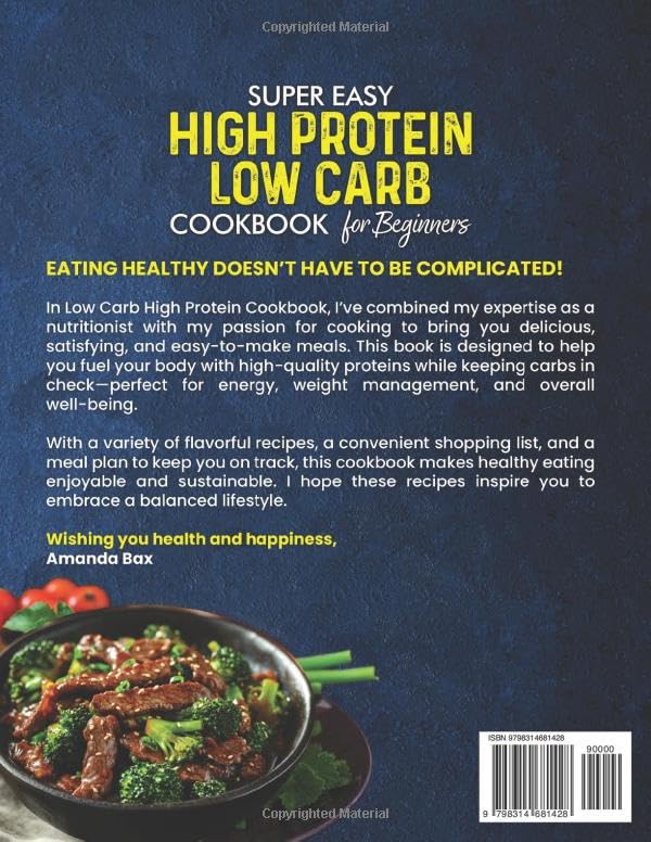 Easy High Protein Low Carb Cookbook for beginners: 80+ Simple Healthy Recipes with Pictures, Instructions What to Eat and Avoid– Includes Weekly Meal Plan and Grocery List ! - Image 2