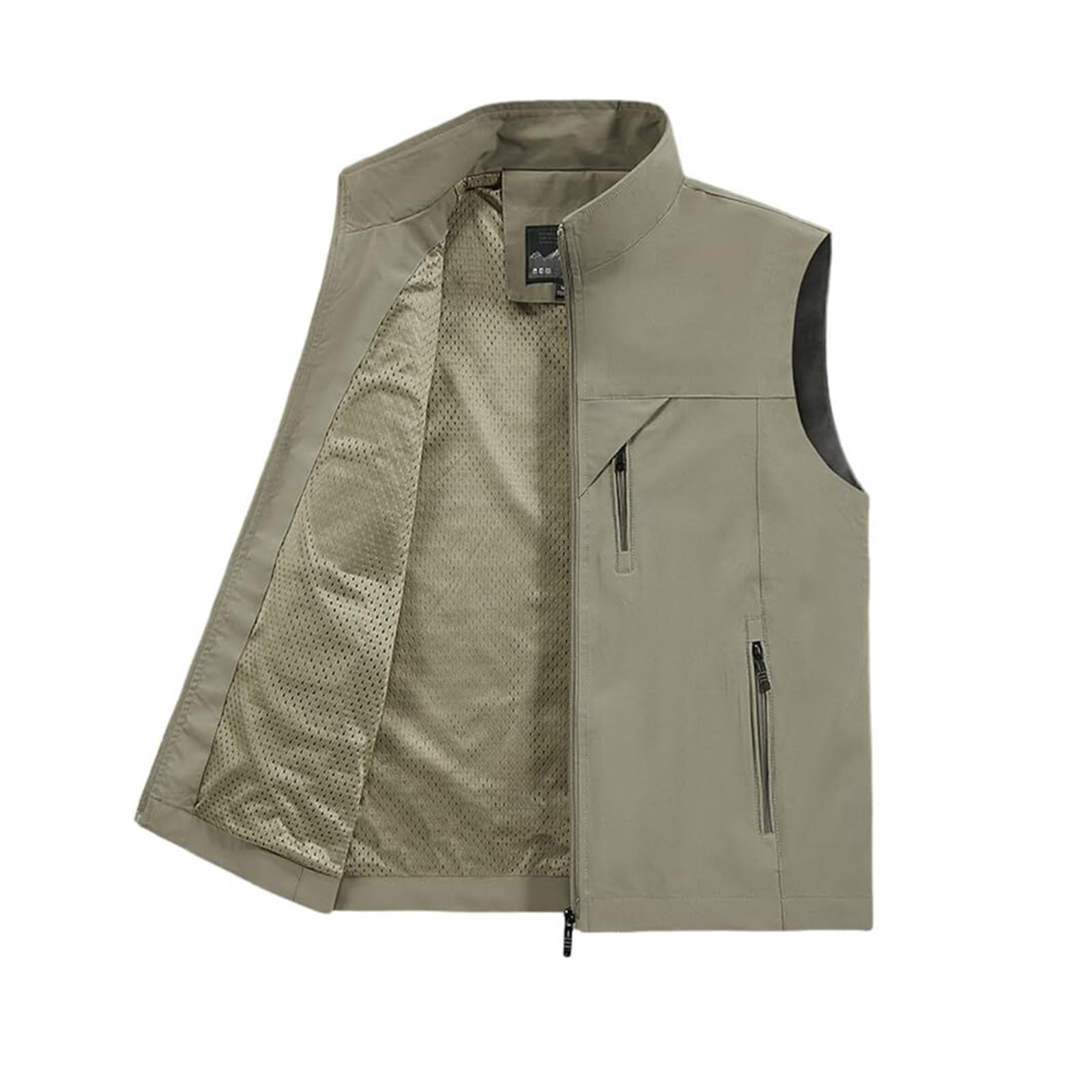 Herren Weste Outdoor Softshell Ärmellos Jogging Arbeitsweste Atmungsaktiv