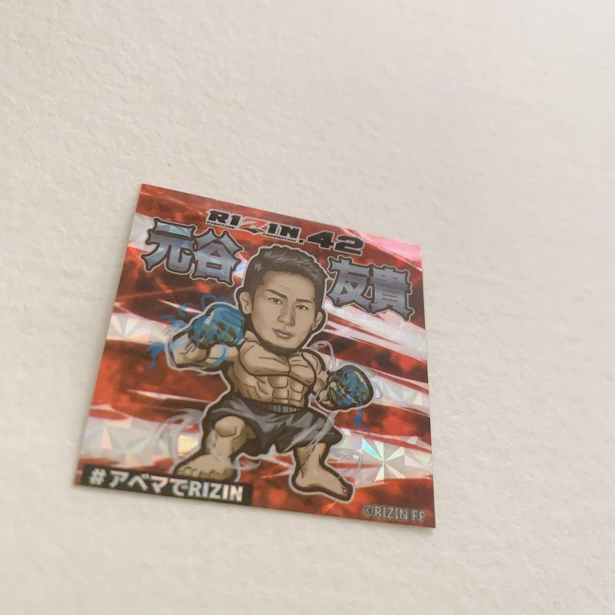 Amazon.co.jp: RIZIN.42 元谷友貴、牛久絢太郎 vs 朝倉未来 シール 2枚 