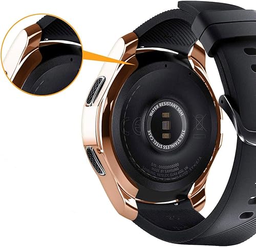 Miniatura 7 de Paquete de 6 Funda protectora compatible con Samsung Galaxy Watch de 1.812 pulgadas y Gear S3 Frontier (no compatible con Galaxy Watch 4 Classic de