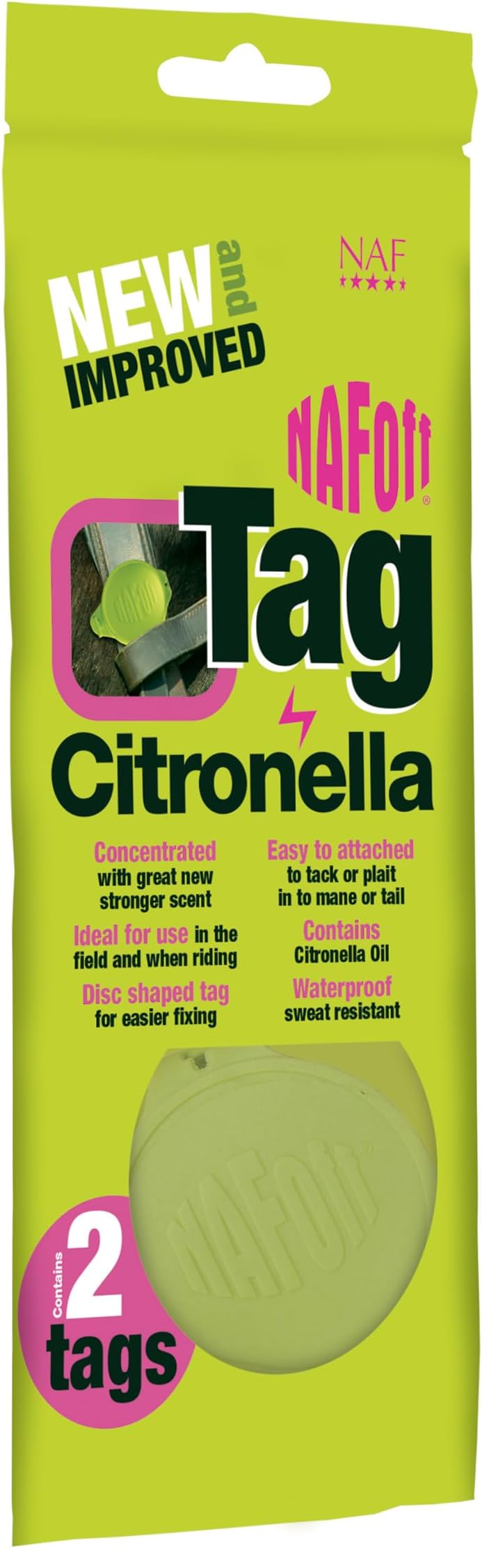 NAFNAF OFF CITRONELLA TAG - Twin Pack