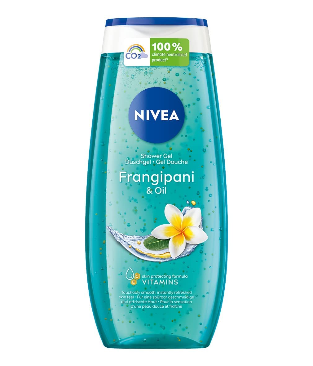 NIVEA Frangipani & Oil Duschgel (250 ml), pHhautneutrale Pflegedusche