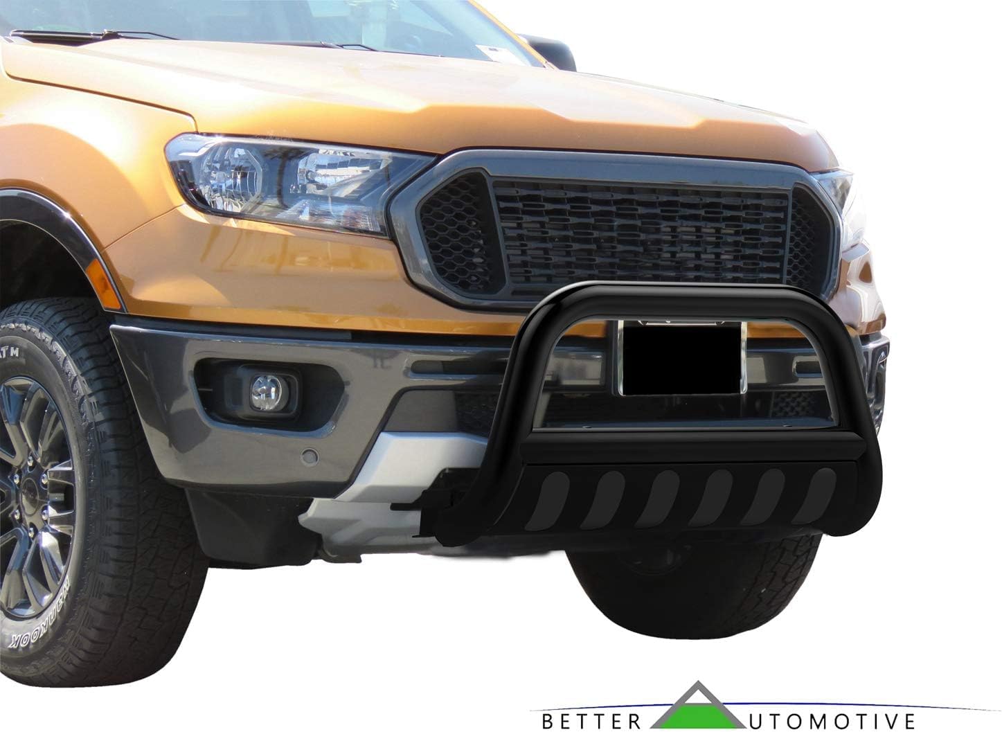 Bull Bar Fit 2019-2023 Ford Ranger Truck Pickup 3” Black Front Bumper Grille Guard Brush Guard Off Road Accessories