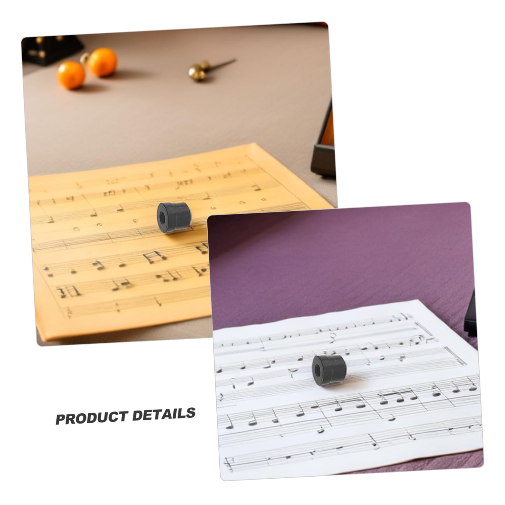 MAGICLULU Set de 5 Puntas de Goma para Trombón, Tapas Negras para Corredera Instalación Fácil y Ajuste Seguro, Accesorios Esenciales para Trombón