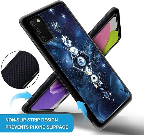 Miniatura 3 de Goodsprout Funda compatible con Samsung Galaxy S20 FE, diseño de fase lunar azul, a prueba de golpes, antiarañazos, carcasa trasera de policarbonato