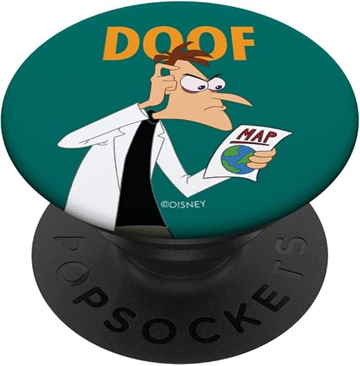 Amazon Com Phineas And Ferb Candace Against The Universe Doof Popsockets Popgrip Swappable Grip For Phones Tablets Cell Phones Accessories