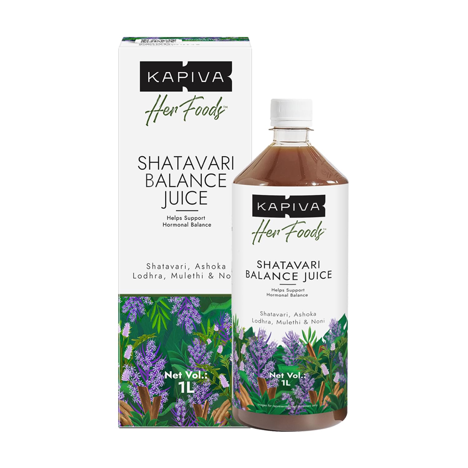 Kapiva Shatavari Balance Juice | Helps Maintain Hormonal Balance | Contains 100% Ayurvedic Actives | Non-Hormonal, Natural