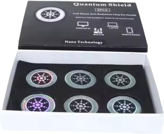 6pcs of Cell Phone Protection Neutralizers Stickers, Blockers Equipment Stickers for All Phones Tablets Laptops Computer WiFi All Devices
