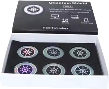 6pcs of Cell Phone Protection Neutralizers Stickers, Blockers Equipment Stickers for All Phones Tablets Laptops Computer WiFi All Devices