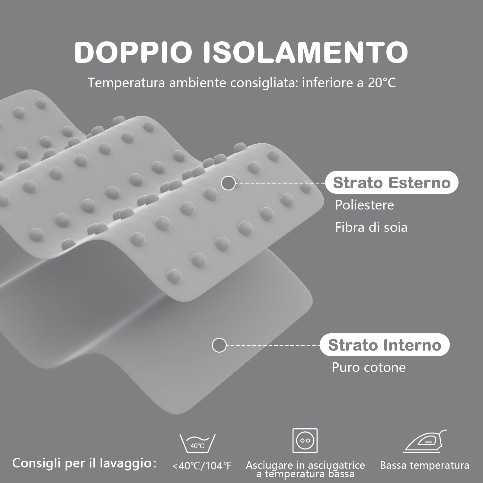 Mosebears Sacco nanna per bambini 1,5 Tog Confezione da 2 tutto l'anno Sacco nanna per bambini con fibra di soia Sacco nanna in cotone Varie misure Coperta nanna autunno inverno