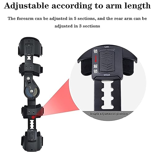 Miniatura 4 de Equipo de rehabilitación ajustable del soporte de la inmovilización del codo Apoyo de la corrección de la fractura del brazo para las lesiones del