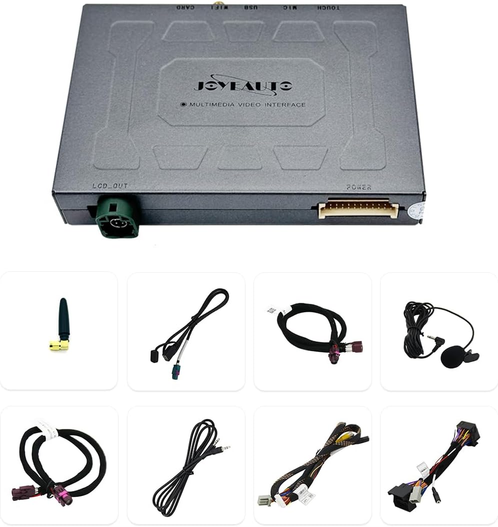 Wireless Carplay Android Auto Retrofit Kit for Audi A3 MMI 3G A4 A5 Q2 Q7 B9 （2012-2018MY） Carplay Retrofit Module, Factory Screen Update, Support Mirroring, Camera, USB Playing, Original Control