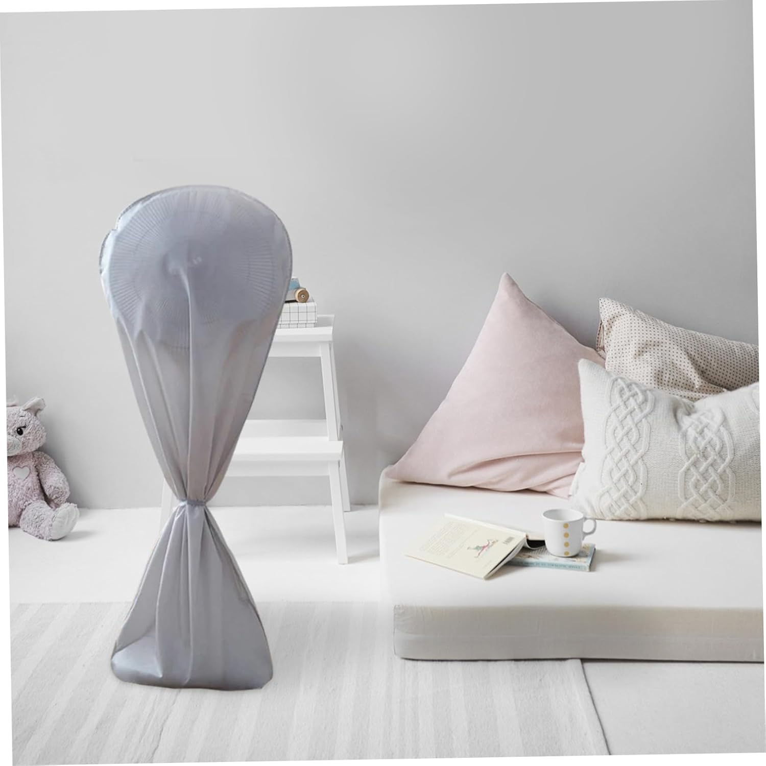 Alipis 2pcs Fan Cover Zipper Dust for Home Floor Fans Easy to Clean Grey Color for Storage and Maintenance