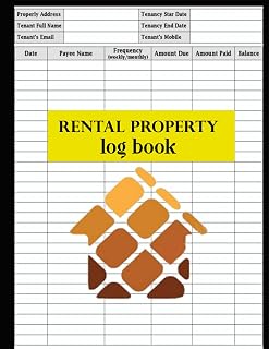 Rental Ledger Book: Rental Property Record Book 120 pages Income And Expenses Book Keeping Notebook For Rental Landlord Rental Property Manager ... Log Book| Keep Track of Your Rent Payment