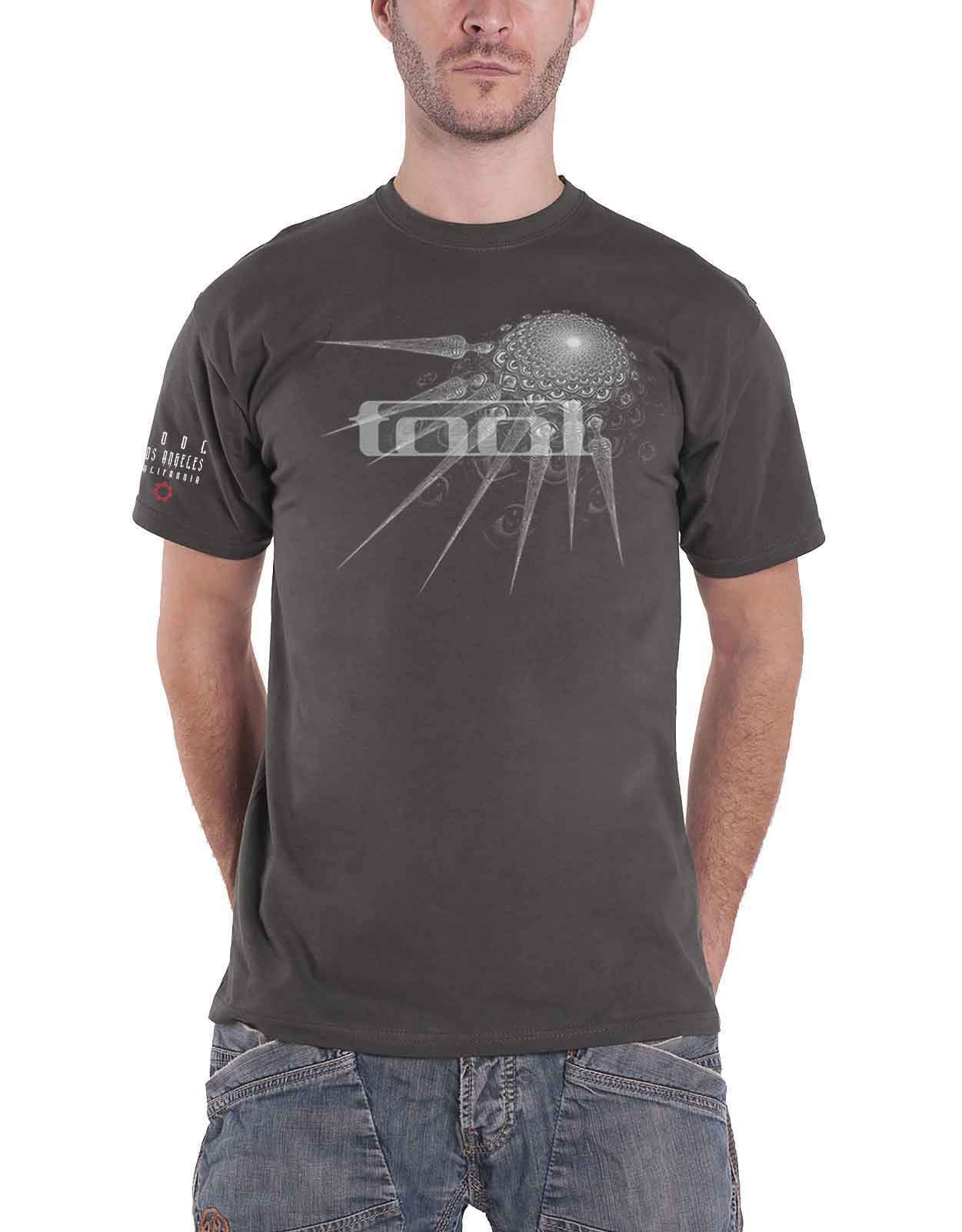 Rock Off Grey Tool - Spectre Spike - T-Shirt (Back Print) - Cotton - Size Xl - Officially Licensed Merch
