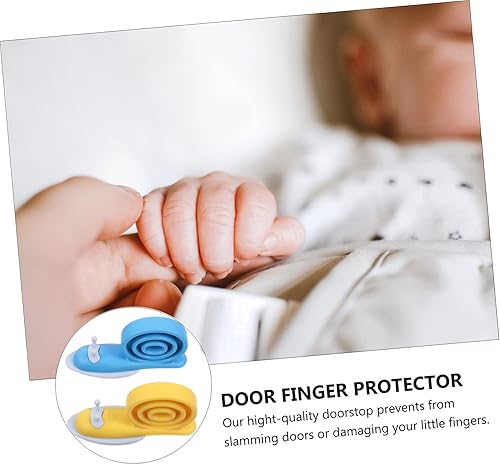 Miniatura 8 de Tope de puerta de 4 piezas de tope de puerta encantador caracol topes de puerta de plástico clip avanzado encantador caracol puerta tope de puerta