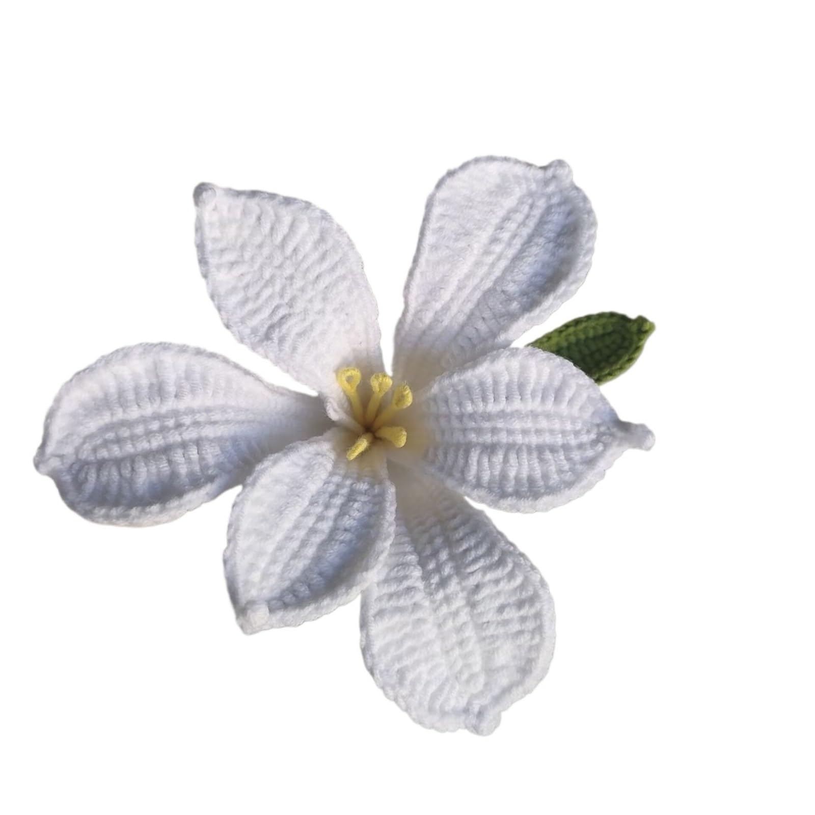 PawUniscript 1pcs Handcrafted Crochet Flower Bouquet - Beautiful Knitted Artificial Flowers For Home Decor & Gifts(Color2)