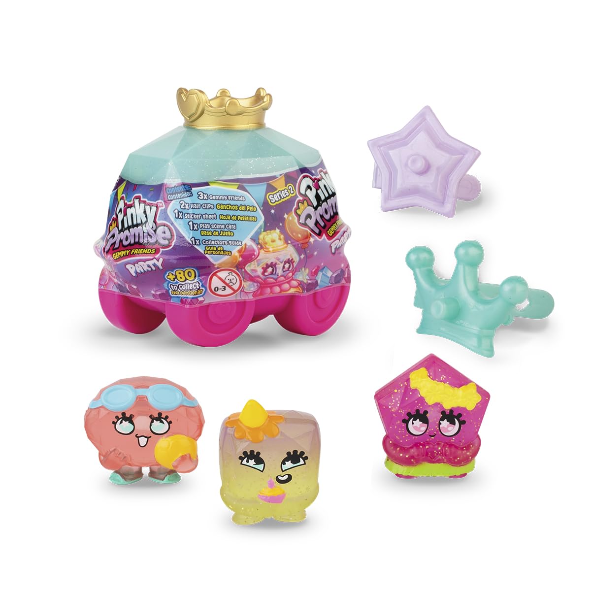 Bizak Promise Pinky - Carrozza Reale Portagioie Con 3 Figure E Accessori, Giocattolo Collezionabile - 3