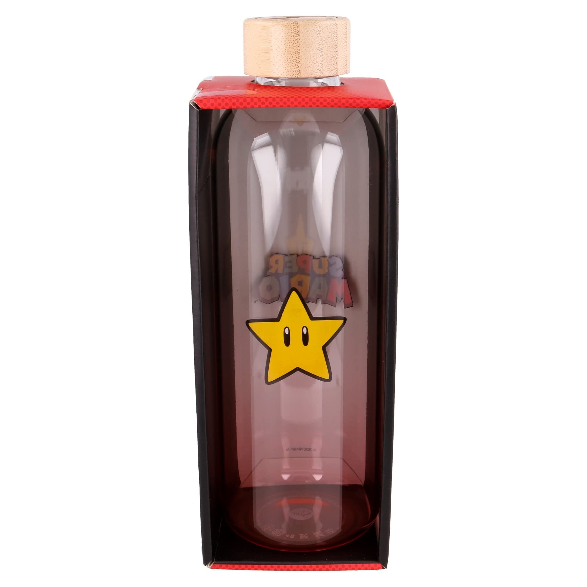 Stor Unisex Blanc Glass Nintendo Super Mario Bros Bottle