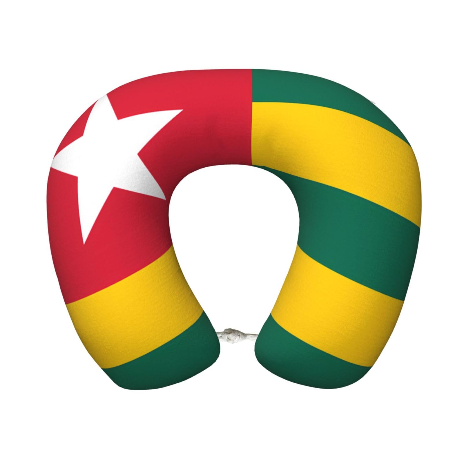 BOAIHH Flag of Togo Memory Foam Travel Pillow for Soft Comfort Fits Snugly for Naps Office, and Airplane Use