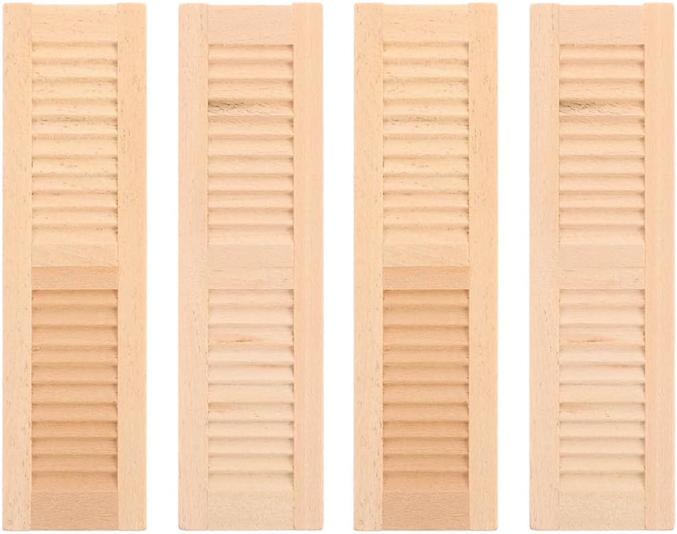 Amazon.com: 4pcs Miniature Shutters Window: 1:12 Scale Mini Window ...