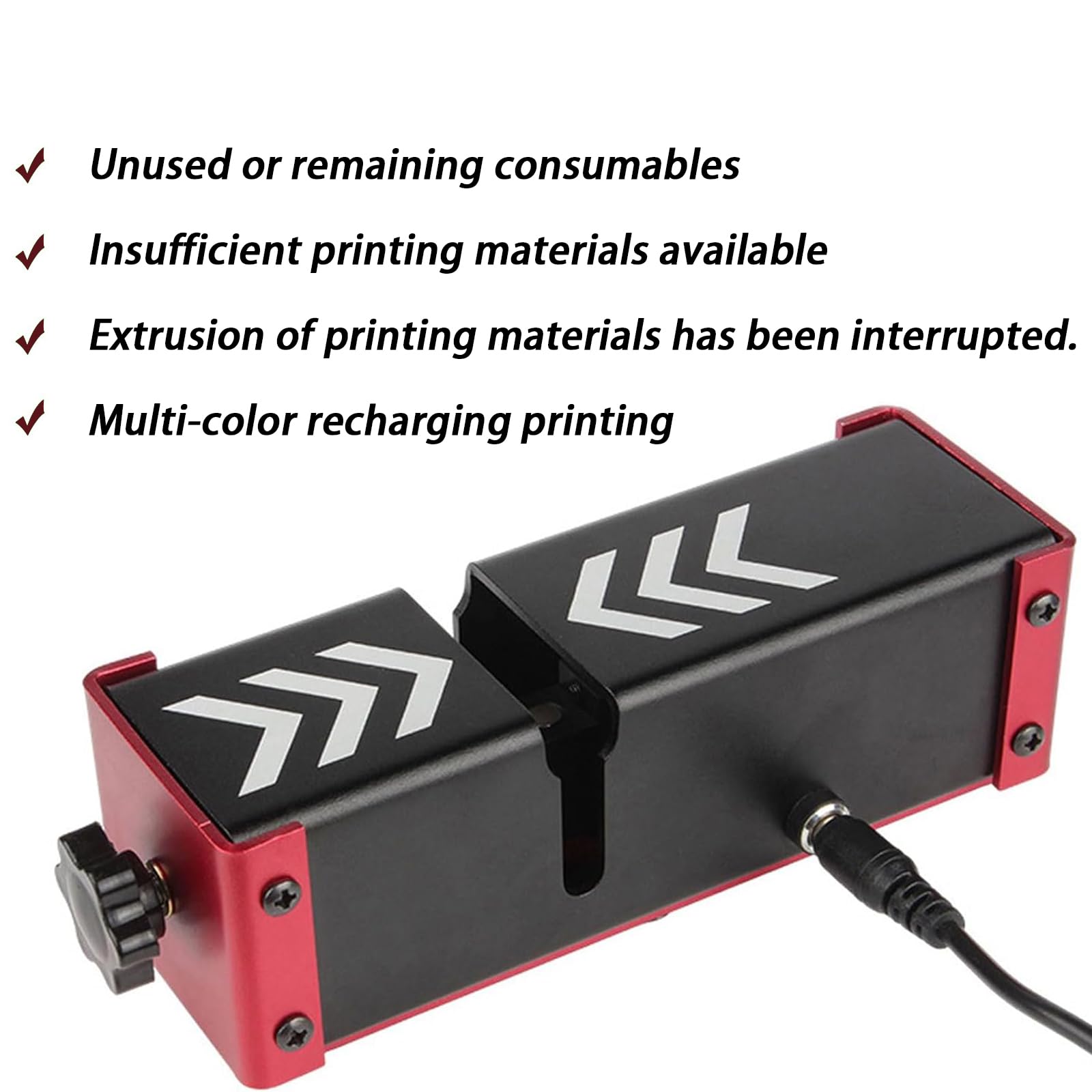 Złącze łącznika filamentu 3D ze 100 tulejami, kompatybilne z materiałami PLA, PETG, TPU, ABS i PC, średnica 1,75 mm do rękodzieła i modeli
