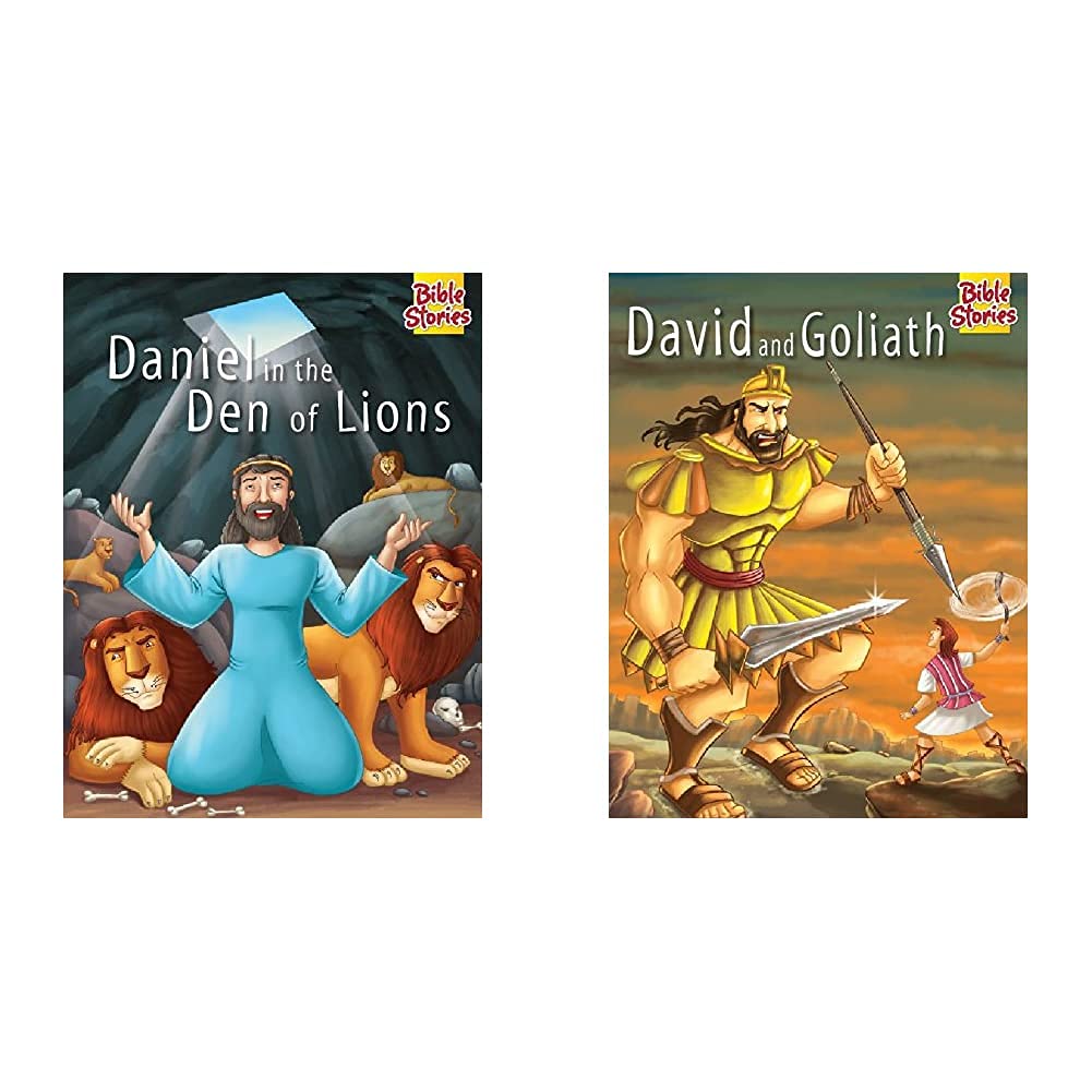 Buy Daniel In The Den Of Lions: 1+David And Goliath: 1 (Bible Stories ...
