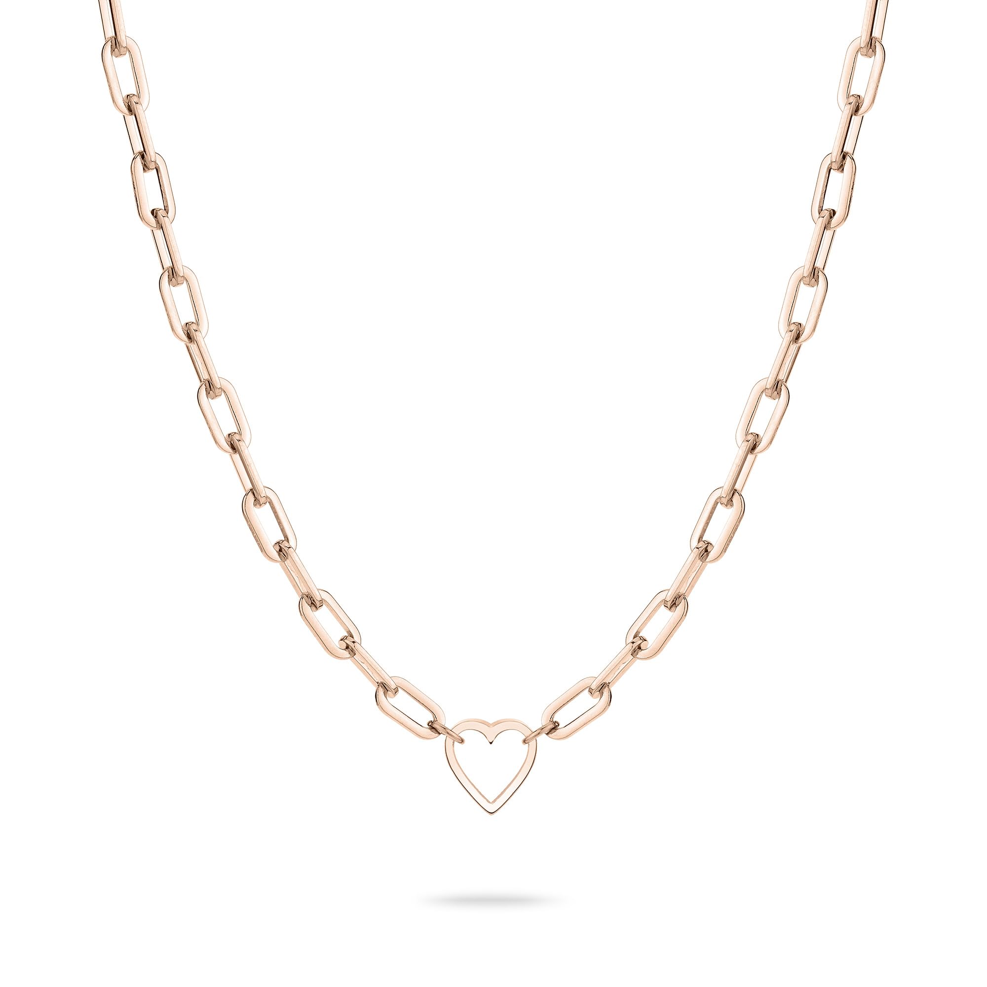 Liebeskind Berlin Damen Halskette LJ-1758-N-45 aus Edelstahl in IP Roségold