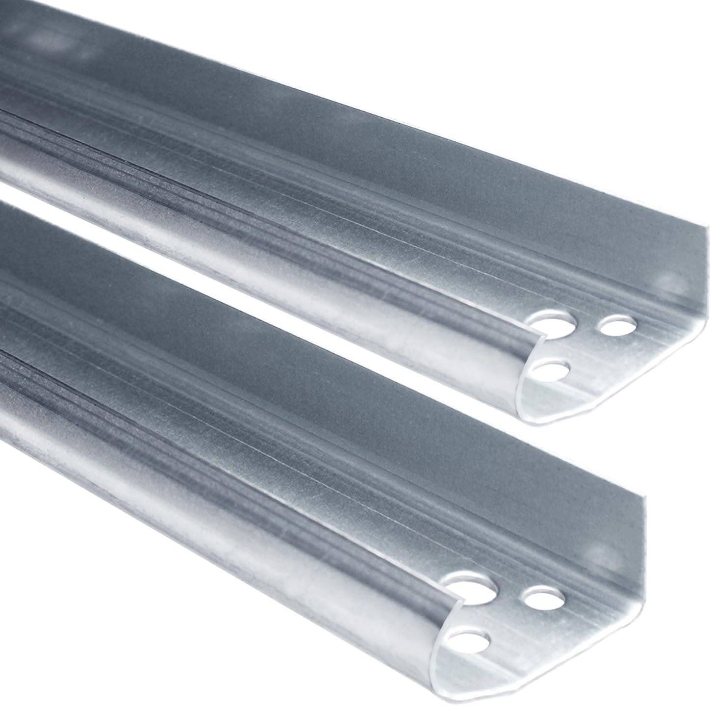 1 Pair Universal 8 FT Garage Door Vertical Track | 88" 1.5mm 20 Gauge Steel | Fits 2" Rollers | Garage Replacement Tracks