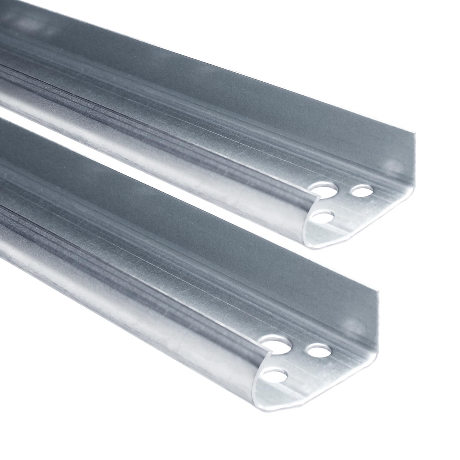 Photo 1 of 1 Pair Universal 8 FT Garage Door Vertical Track | 88" 1.5mm 20 Gauge Steel | Fits 2" Rollers | Garage Replacement Tracks